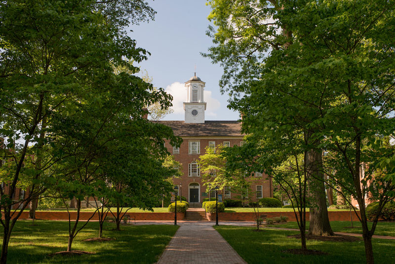 Cutler Hall on Ohio University’s College Green in Athens, Ohio.